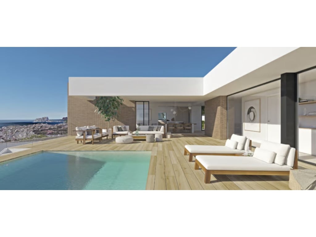 Minimalist luxury villa with sea views in Cumbre del Sol