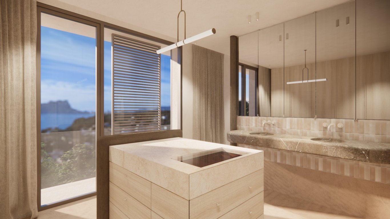 En construcción: villa con vistas al mar en venta en Benissa - 16