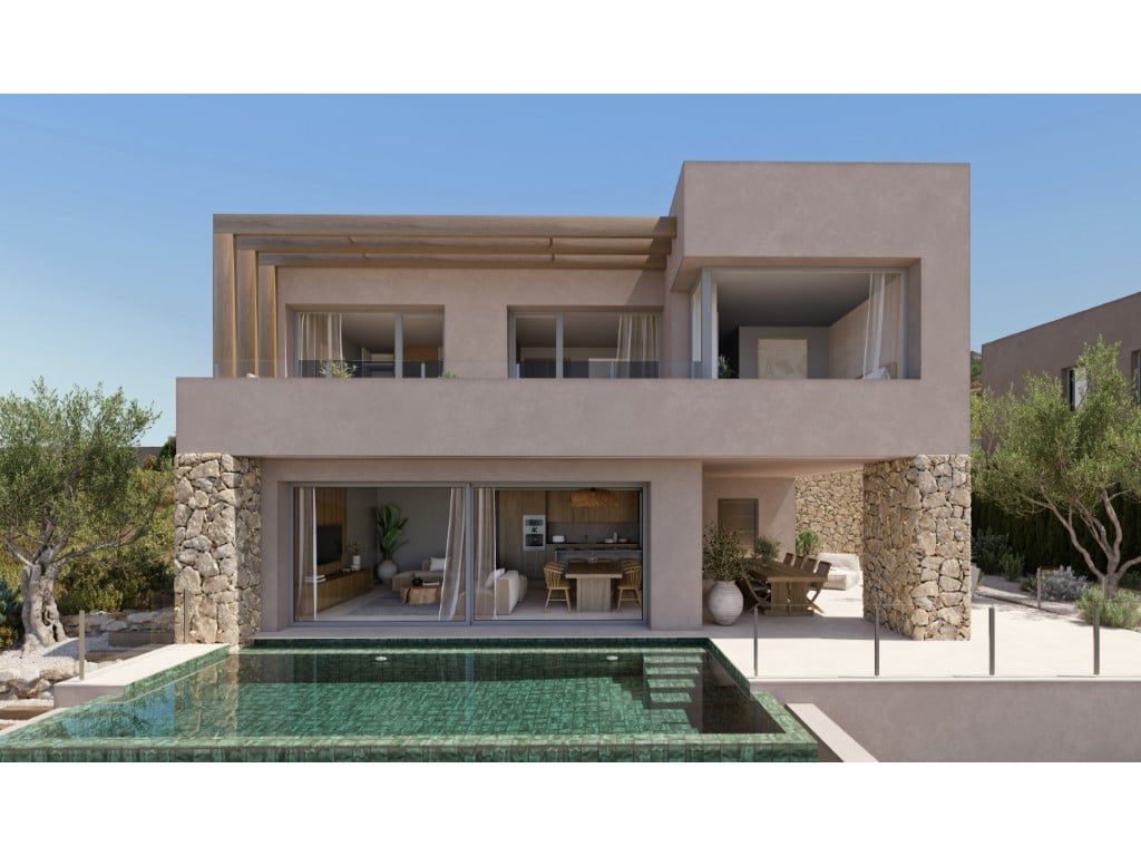 Hedendaagse eco-villa met oneindig zwembad in Vall de Pop