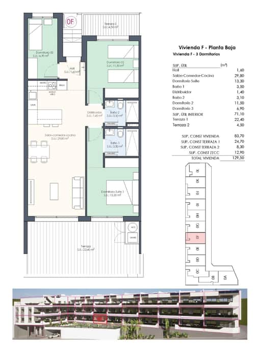 Nieuwbouwappartement op de Begane Grond met Drie Slaapkamers in Benijofar — foto 33