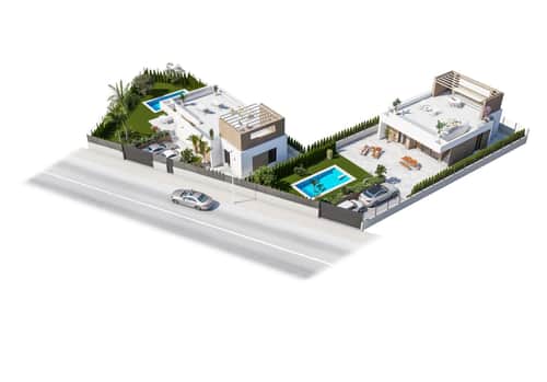 Nieuwbouwvilla met zeezicht in Vera Playa (Pueblo Salinas) — foto 10