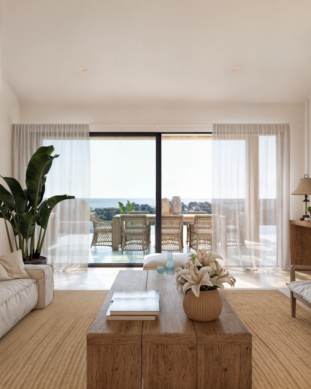 Villa Balona: proyecto de villa estilo Ibiza con vistas al mar en Benissa