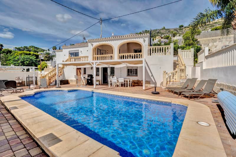 Villa met zeezicht en privézwembad in Puchol, Jávea