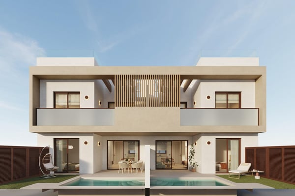 Exclusieve nieuwbouwwoningen met privézwembad in San Pedro del Pinatar
