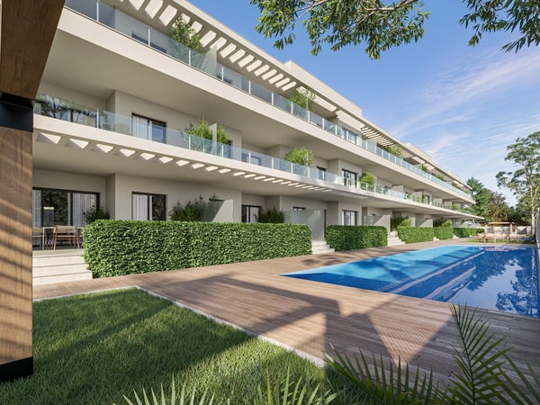 Nieuwbouwwoningen op 250 m van het strand van Los Narejos in Los Alcazares