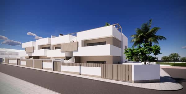 Bungalow met drie slaapkamers en dakterras in Pilar de la Horadada
