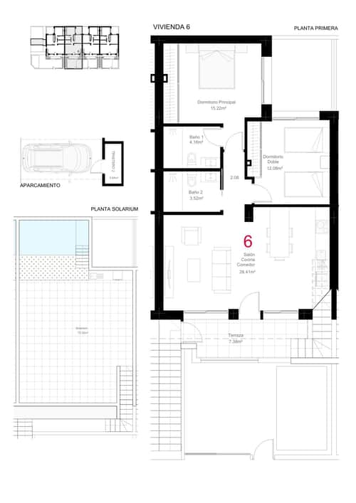 Nieuwbouw bungalow met 2 slaapkamers in San Pedro del Pinatar — foto 8