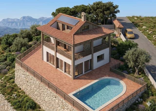 Oportunidad única: Parcela en Calpe con vistas al mar y montaña mas proyecto y licencia de obra en vigor