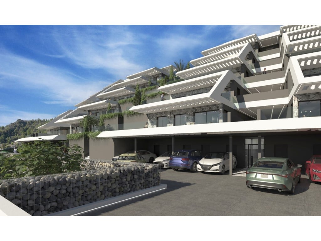 Neue Luxus-Bungalows mit Meerblick in Balcón de Finestrat — living room