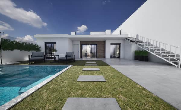 Nieuwbouw villa met 3 slaapkamers in Torre-Pacheco