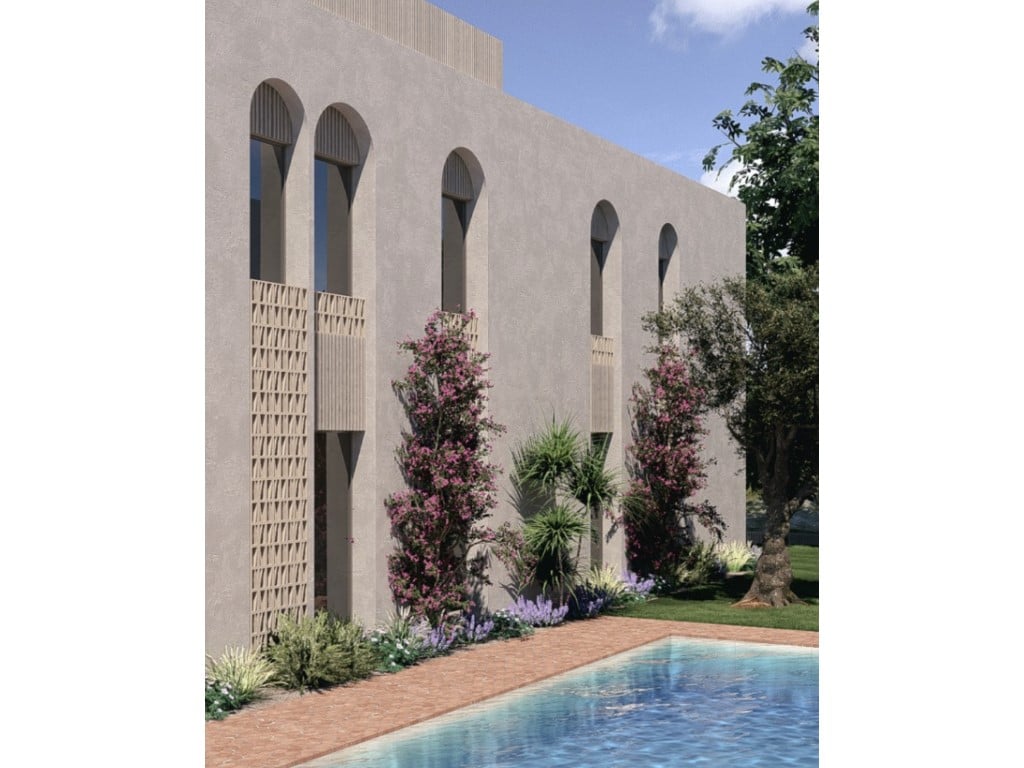 2-bed apartment in new development in central Jávea — terrace