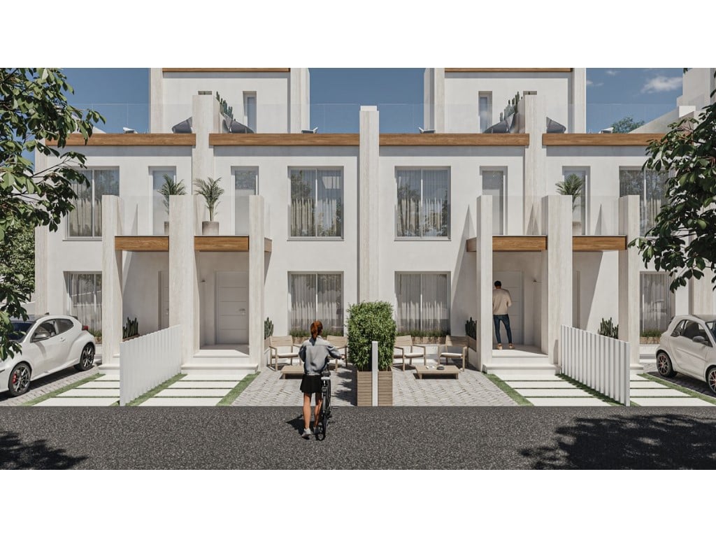 Neubau-Reihenhaus mit 2 Schlafzimmern in Gran Alacant mit Solarium