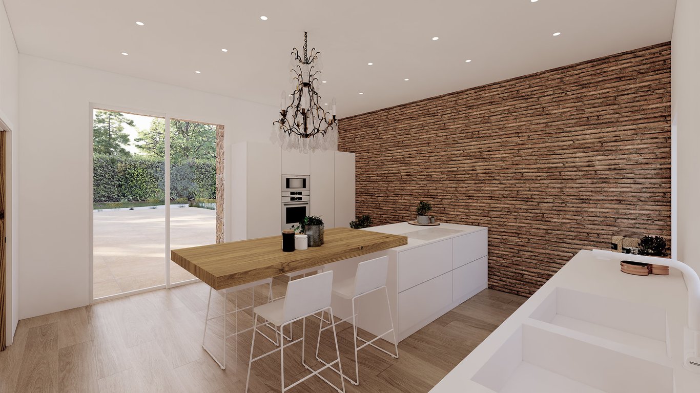 Proyecto: finca de lujo en venta en Benissa con vistas a la montaña - 12