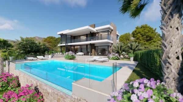 Villa with pool in Calpe, 5-bed, 650m²