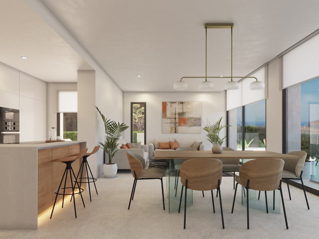 VILLA BIANCA: Luxe Contemporani a Magnolies | 3+ Habitacions, Piscina Infinity i Acabats Naturals Càlids - 9