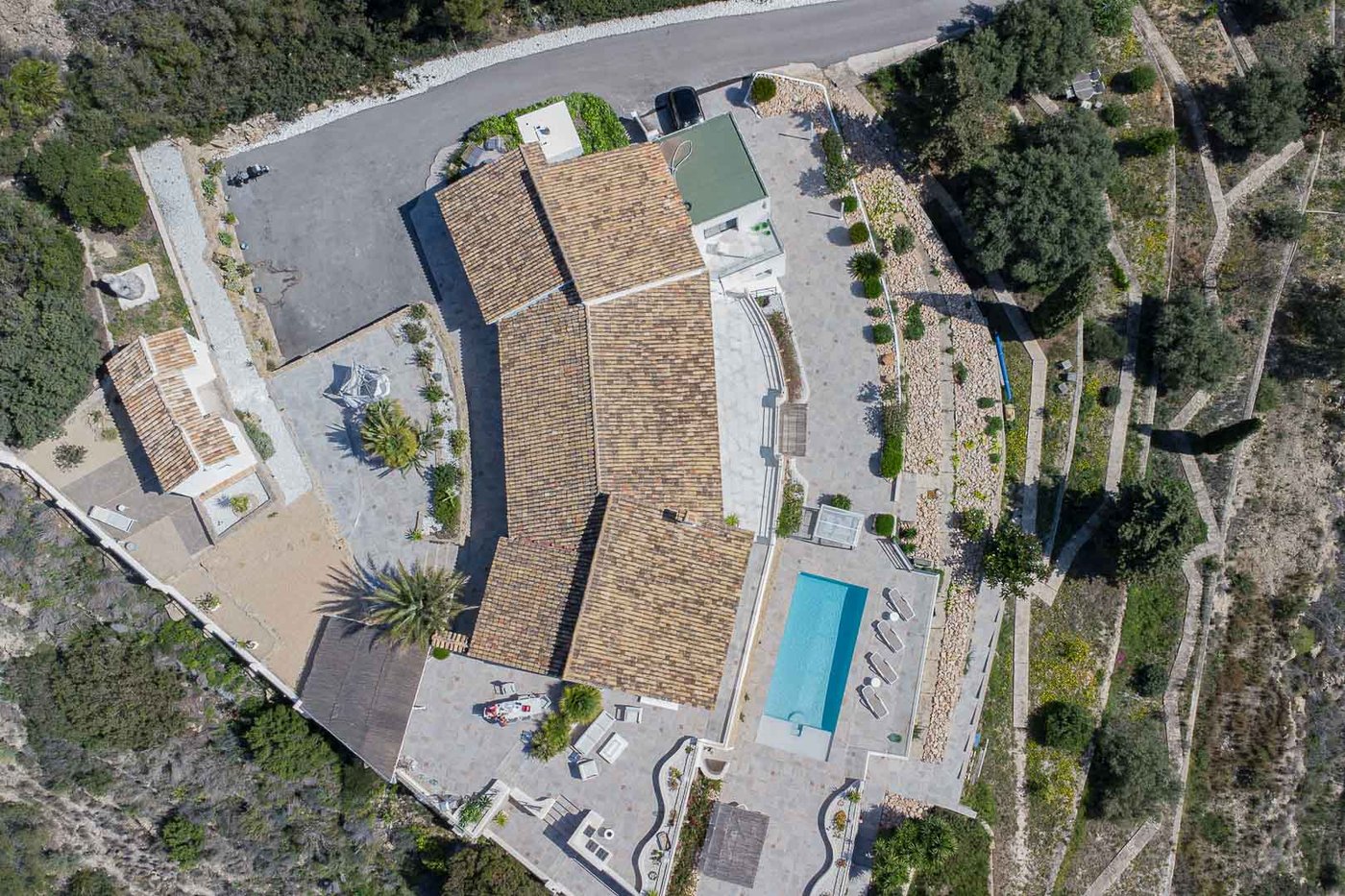 Modern finca with panoramic mountain and sea views in Benissa