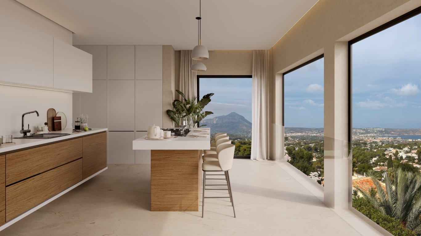 Exclusiva villa con vistas al mar en la demandada urbanizacion Tosalet en Jávea - 4