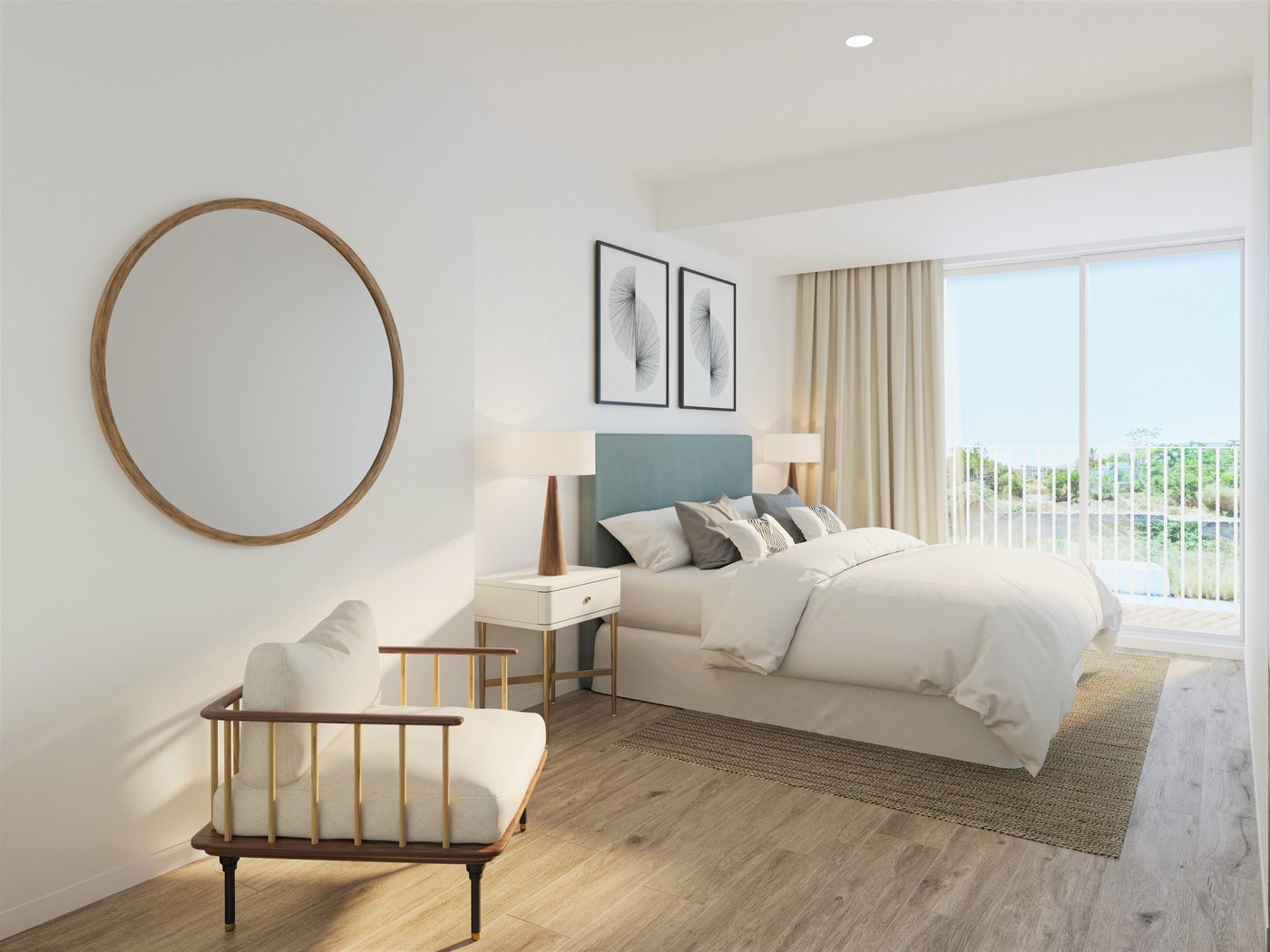 Amplio ático dúplex de 3 dormitorios con vistas al mar en Jávea