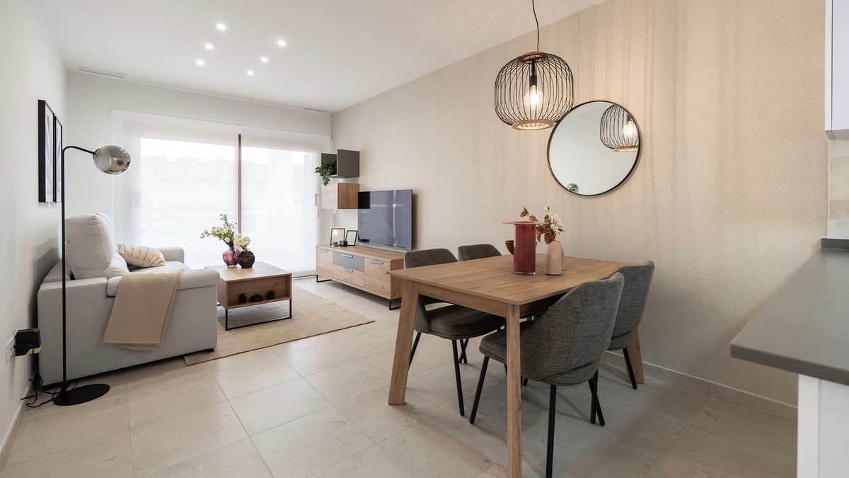 Nieuwbouwbungalow met 2 slaapkamers en solarium in Pulpí