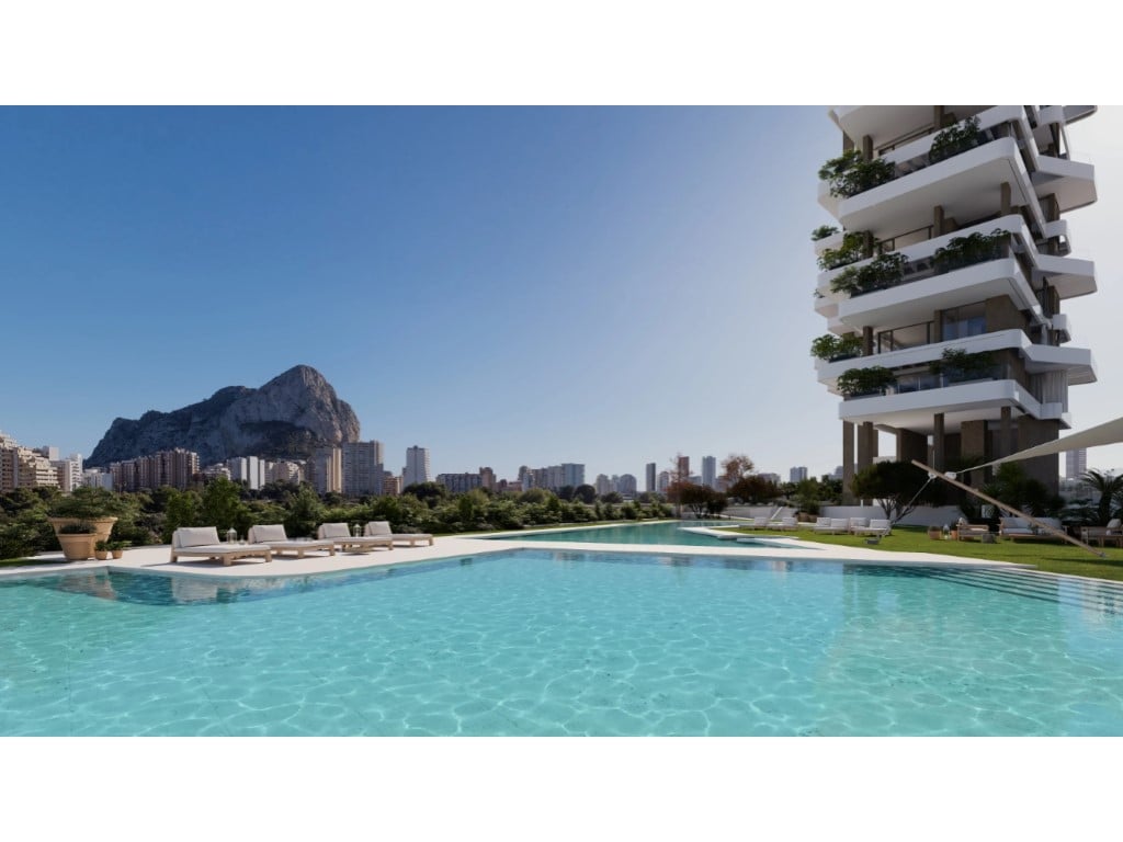 Appartement de luxe 2 chambres avec vue sur mer à Calpe