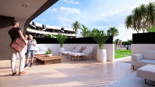 Nieuwbouwappartement aan de golfbaan op 700 meter van het strand in Los Alcázares — foto 20