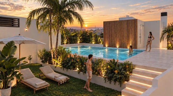 Nieuwbouwwoningen in het centrum van Santa Pola, vlak bij het strand