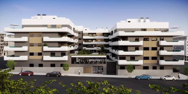 Nieuwbouwappartement in een groen complex in Santa Pola