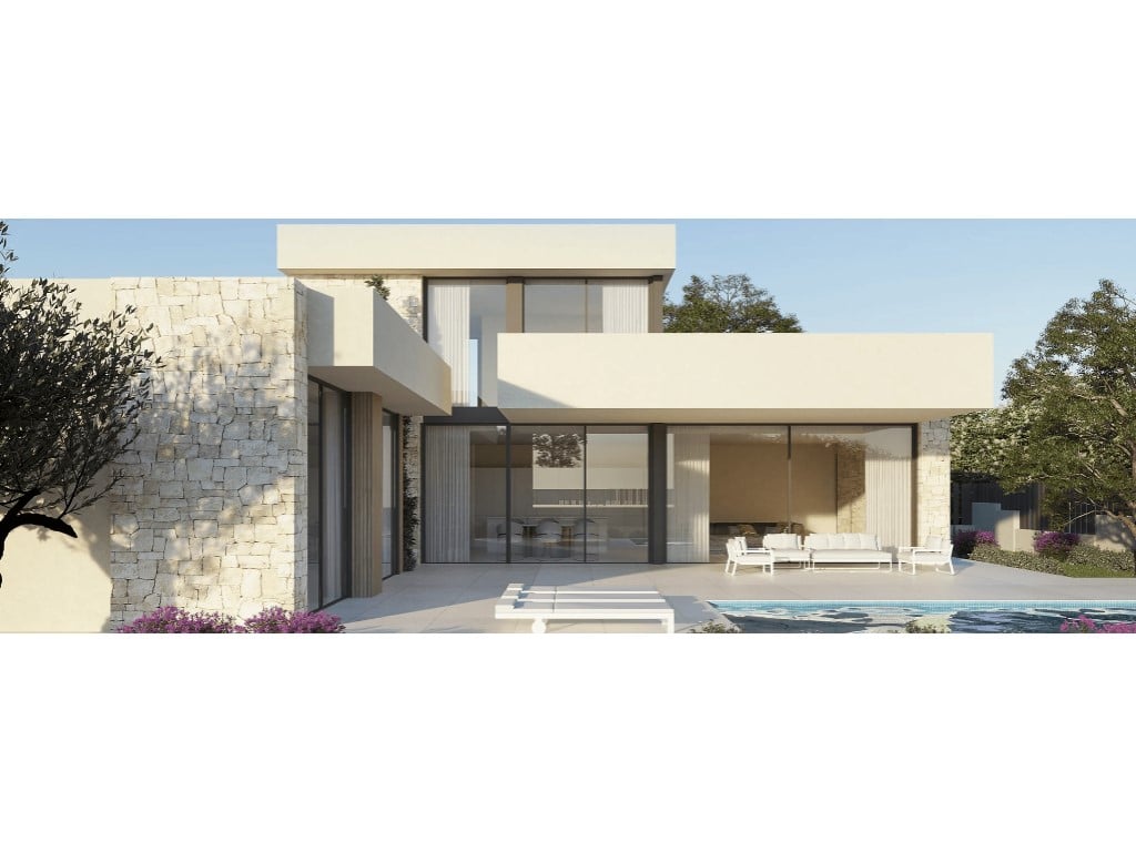 Exklusiver Villenkomplex mit 11 Luxusvillen in Denia mit Montgó-Blick — terrace