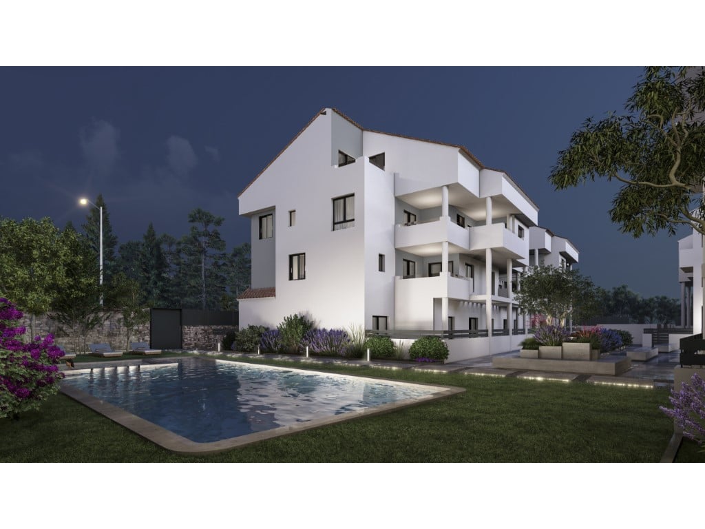 3-bedroom apartment in Jávea, 400m from beach, with pool — terrace