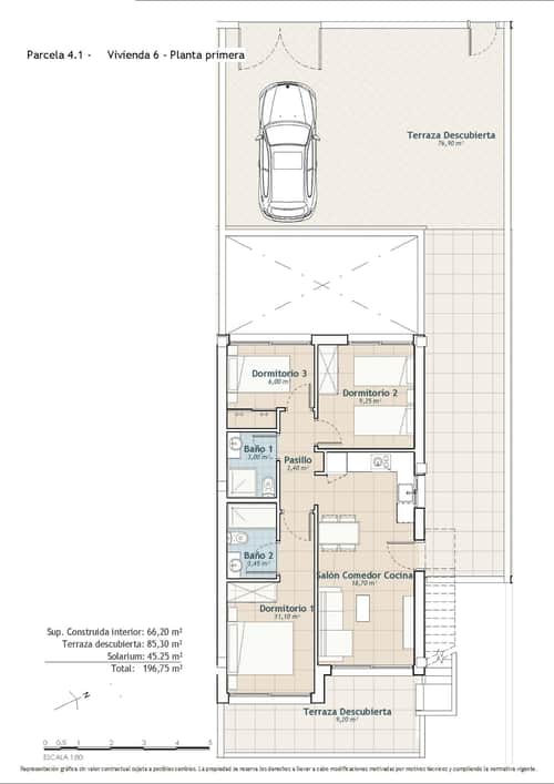 Nieuwbouwbungalow op de verdieping met 3 slaapkamers en eigen solarium in San Miguel de Salinas — foto 4