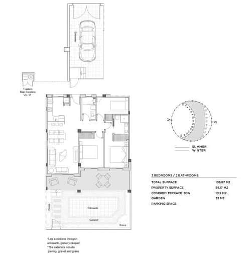 Nieuwbouwbungalow met drie slaapkamers en tuin in Rojales — foto 33