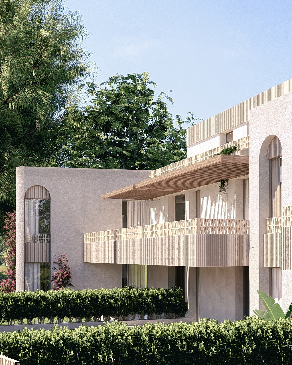Semi-detached houses and apartments in the heart of Javea