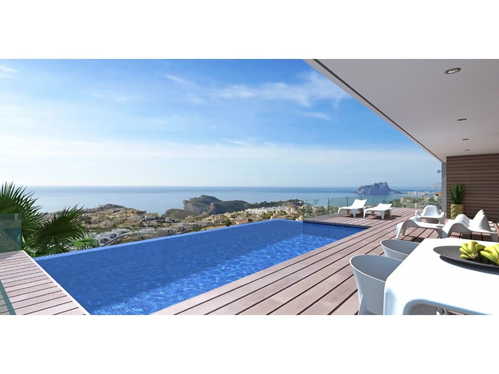 Luxe villa met oneindig zwembad en zeezicht in Cumbre del Sol