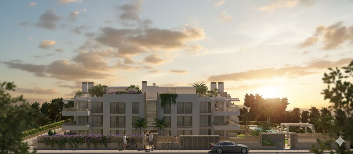 Apartamentos contemporáneos en Jávea junto al Montgó a 500 m de la playa