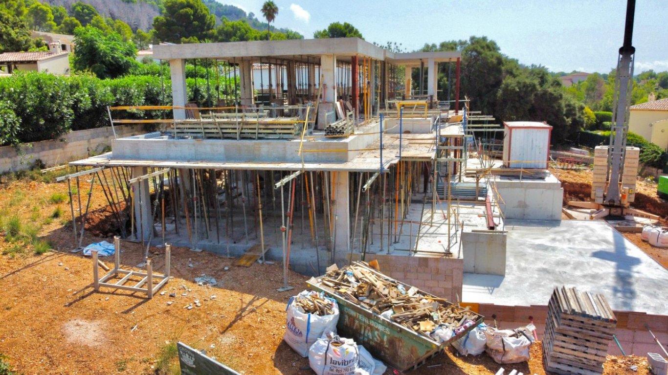 Villa moderna en construcción en la zona del Montgo de Javea - 8