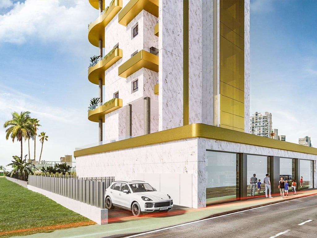 Exclusive design flat with sea views and large terraces in Calpe — living room