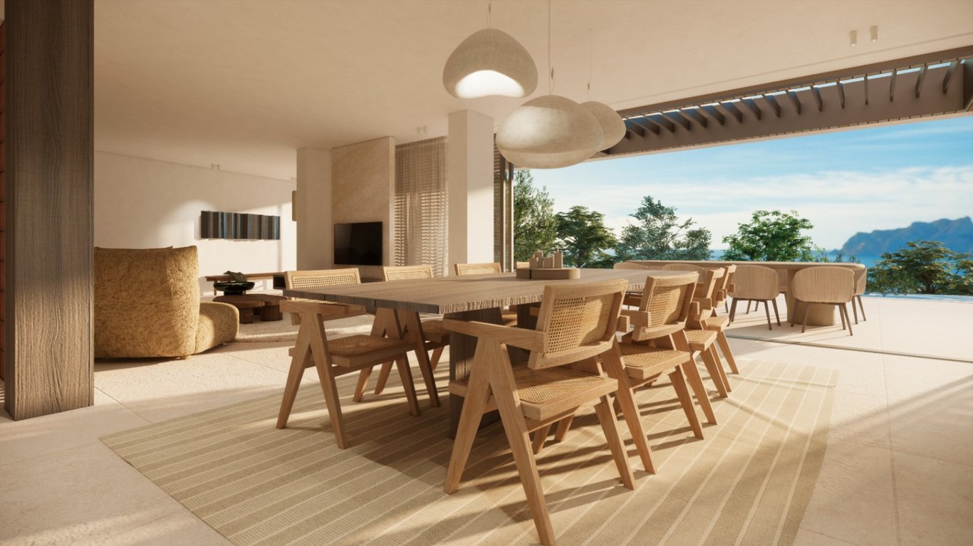 En construcción: villa con vistas al mar en venta en Benissa - 5