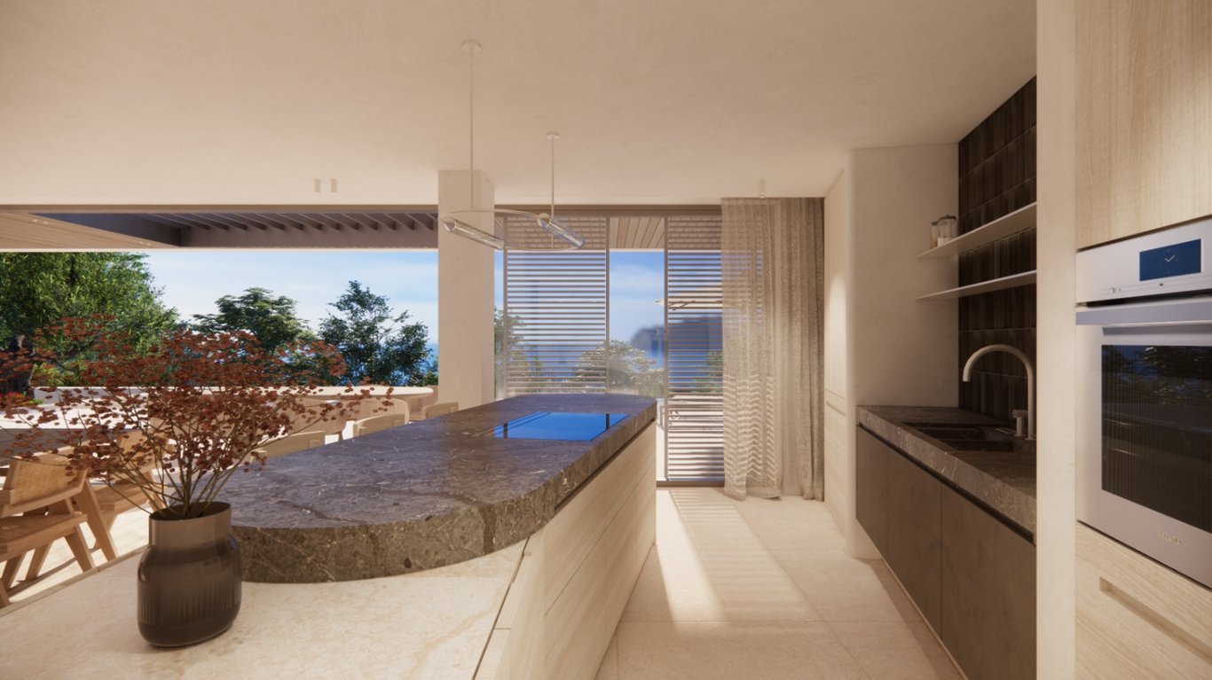 En construcción: villa con vistas al mar en venta en Benissa - 6