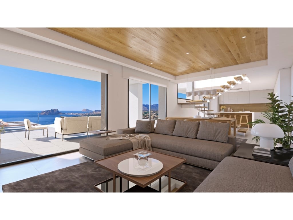 Villa exclusive avec vue imprenable sur la mer à Cumbre del Sol — terrace