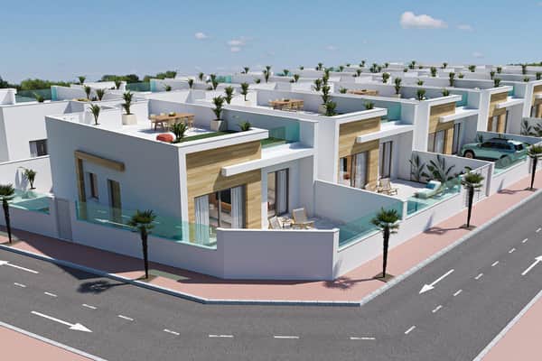Vrijstaande nieuwbouwvilla met privézwembad en tuin in El Jimenado, Torre Pacheco