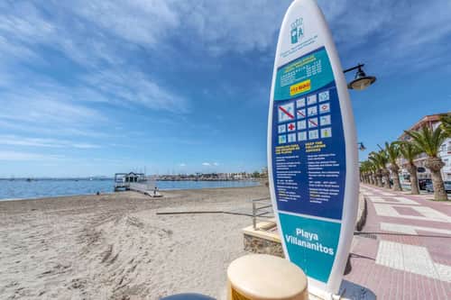Appartement aan het strand met 3 slaapkamers en zeezicht in Lo Pagán — foto 28