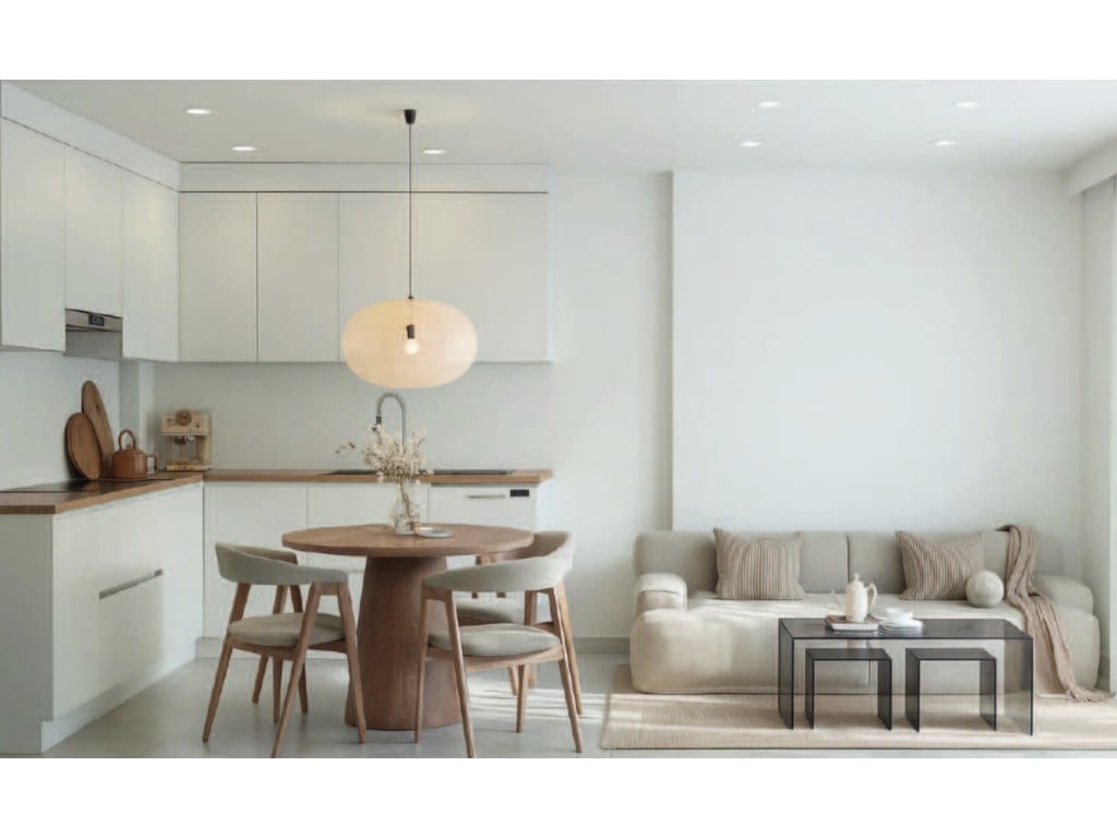 Moderní rezidenční komplex poblíž Playa del Cura, Torrevieja — living room