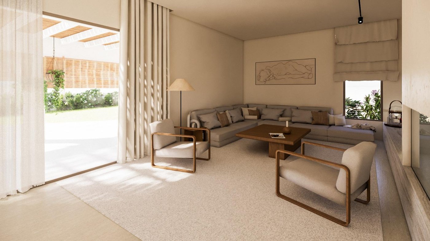 A Rarity That Doesn't Happen in Balcón al Mar: A Contemporary Finca on a Double Flat Plot