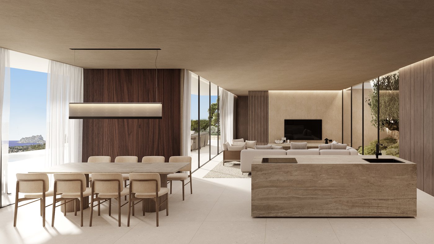 Contemporary Villa in Montemar, Benissa — New Build with Panoramic Sea Views