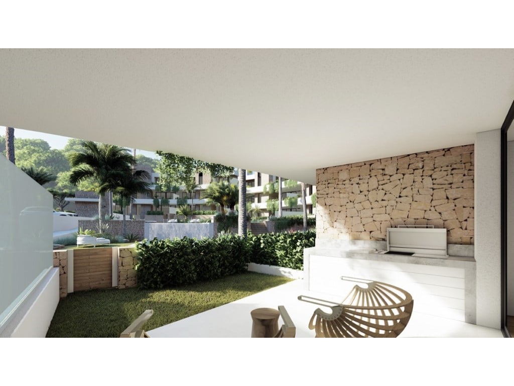 Luxury apartment close to  La Manga Golf Club — terrace