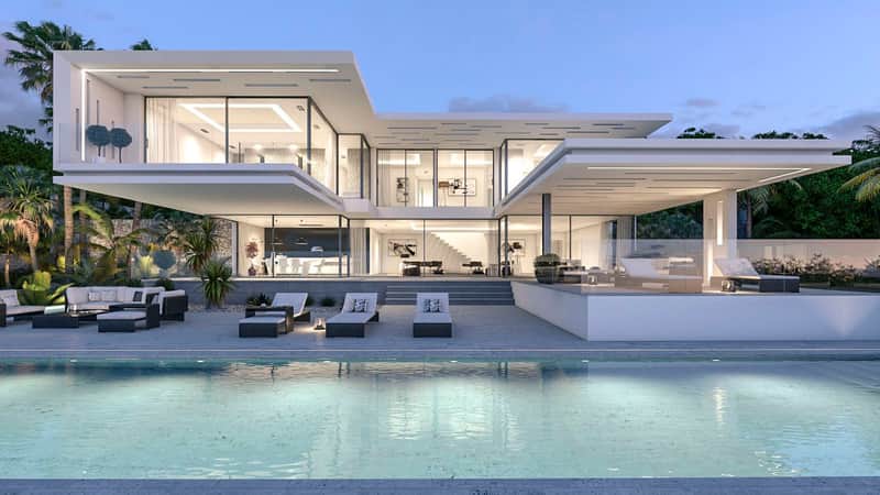 Moderne villa aan de eerste lijn met zeezicht in Jávea