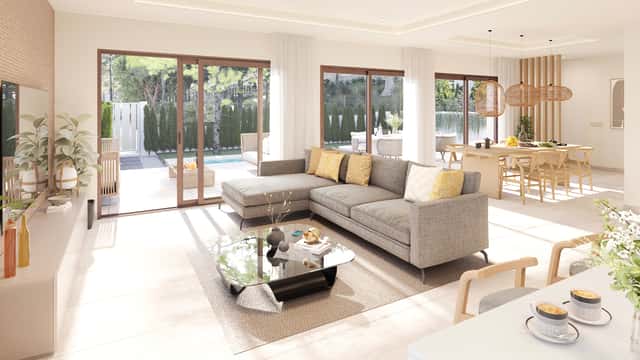 3-bed semi-detached house in Peguera, 381m²