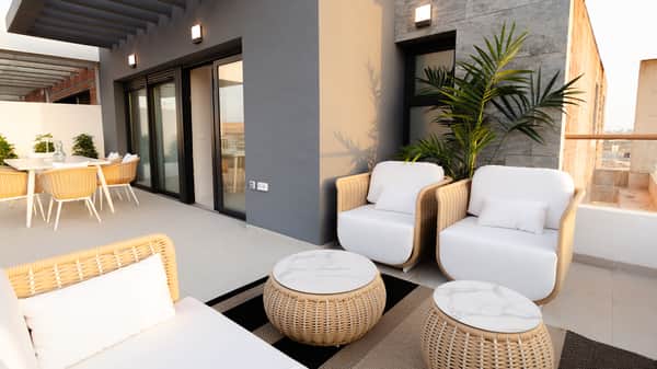 Gelijkvloerse nieuwbouwbungalow met 2 slaapkamers in Torrevieja