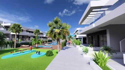 Gelijkvloerse nieuwbouwbungalow met privétuin en gemeenschappelijk zwembad in La Finca Golf, Algorfa — foto 3