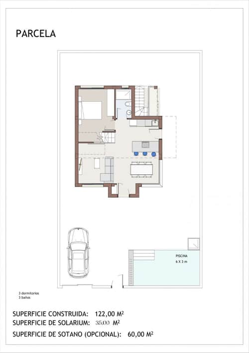 Nieuwbouwvilla met zwembad op één verdieping in Vera, Almería — foto 41